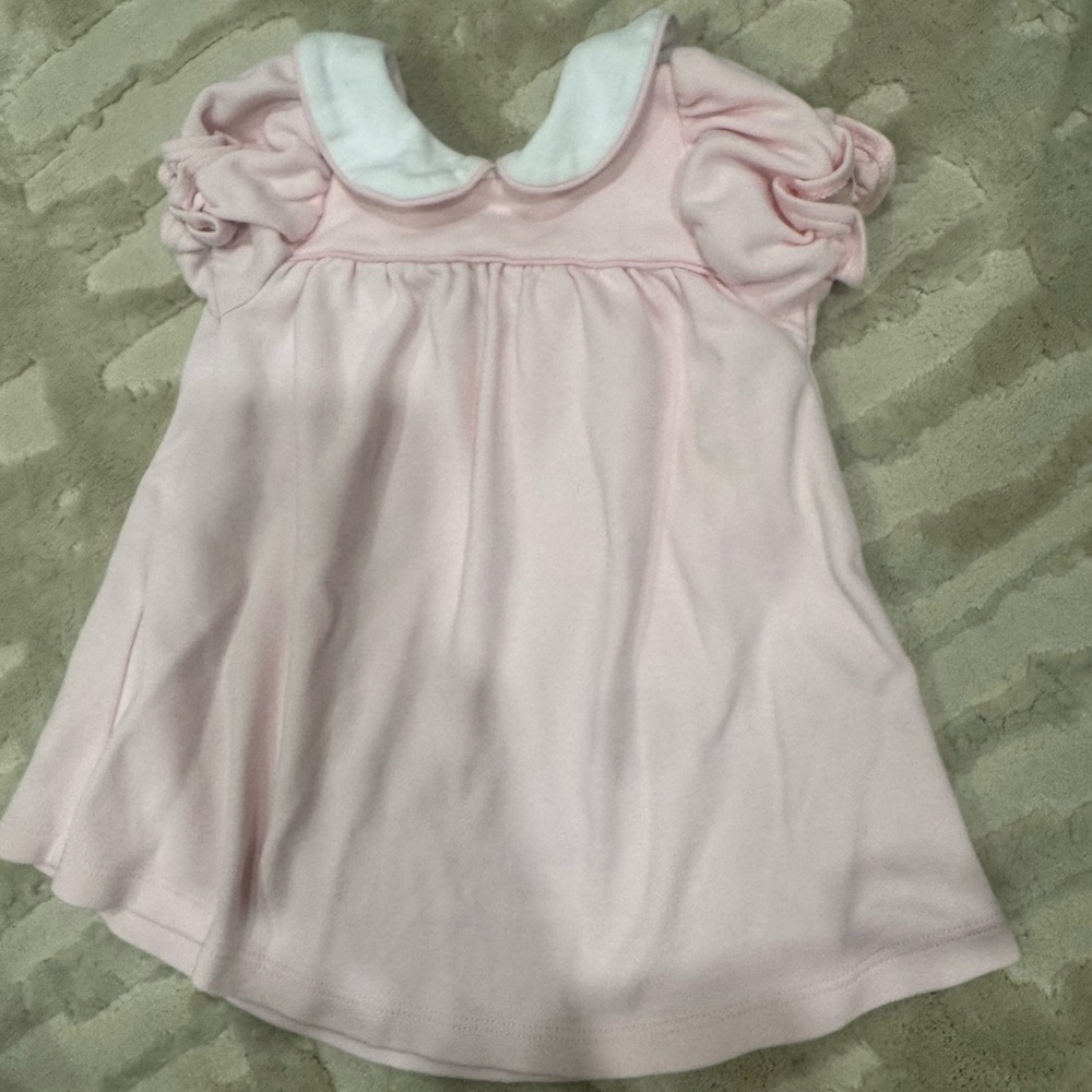 The Beaufort Bonnet Company Pink Dress with White Collar